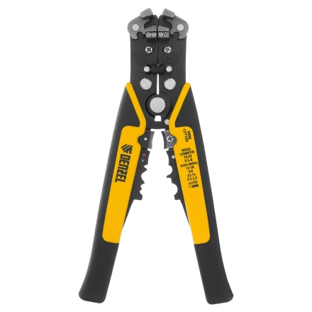 Щипцы для зачистки электропроводов 0,2-6 мм2, функция обрезания проводов Denzel 17742 купить в Надыме