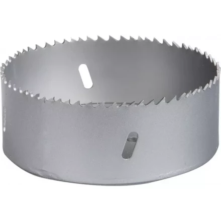 Коронка ЗУБР "ЭКСПЕРТ" биметаллическая, быстрорежущая сталь, глубина сверления до 38мм, d-114мм 29531-114_z01 купить в Надыме