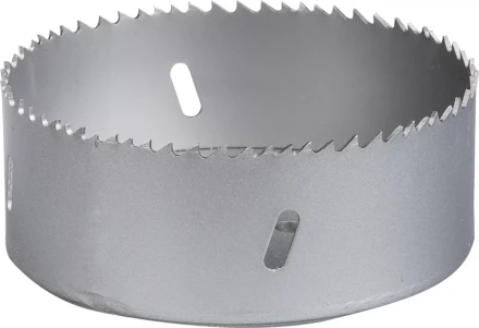 Коронка ЗУБР "ЭКСПЕРТ" биметаллическая, быстрорежущая сталь, глубина сверления до 38мм, d-114мм 29531-114_z01 купить в Надыме