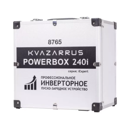 Инверторное пуско-зарядное устройство KVAZARRUS PowerBox 240i таймер и алюминиевый кейс купить в Надыме
