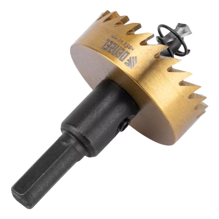 Коронка по металлу HSS, 41 мм, нитридтитановое покрытие Denzel 724113 купить в Надыме