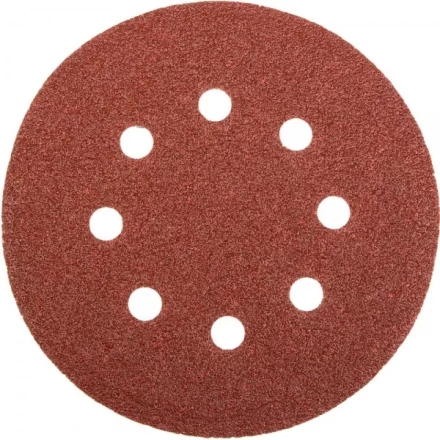 Круг шлифовальный универсальный STAYER "MASTER" из абразивной бумаги на велкро основе, 8 отверстий, Р60, 115мм, 5шт 35450-115-060 купить в Надыме