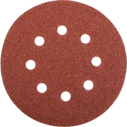 Круг шлифовальный универсальный STAYER "MASTER" из абразивной бумаги на велкро основе, 8 отверстий, Р60, 115мм, 5шт 35450-115-060 купить в Надыме