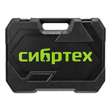 Набор инструментов Сибртех 14170, 1/2&quot;, 3/8&quot;, 1/4&quot;, пластиковый кейс 215 предм. купить в Надыме