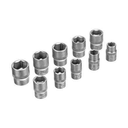 Набор инструментов Сибртех 14170, 1/2&quot;, 3/8&quot;, 1/4&quot;, пластиковый кейс 215 предм. купить в Надыме