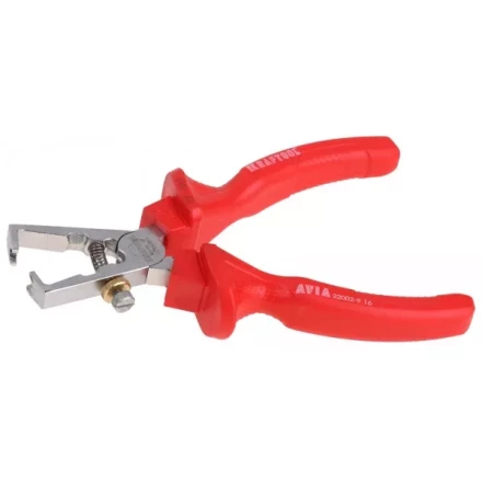 Клещи "AVIA" для снятия изоляции, диэлектрические 1000В, маслобензостойкая рукоятка, 160мм, KRAFTOOL 22002-9-16 22002-9-16 купить в Надыме