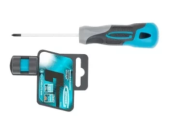 Отвертка PH0 x 75 мм, S2, трехкомпонентная рукоятка GROSS 12131 купить в Надыме