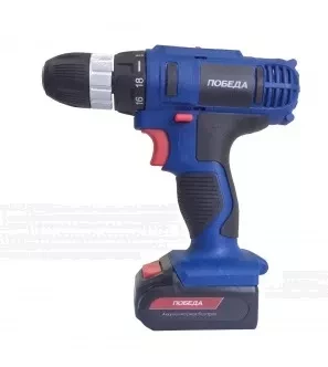 Аккумуляторный Дрель-шуруповерт ПОБЕДА ДА-18/2 Ли купить в Надыме