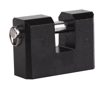 Замок навесной ЗУБР "МАСТЕР" усиленный, дисковый механизм секрета, ключ 7 PIN, дужка d-14мм, 90мм 3720-3_z01 купить в Надыме