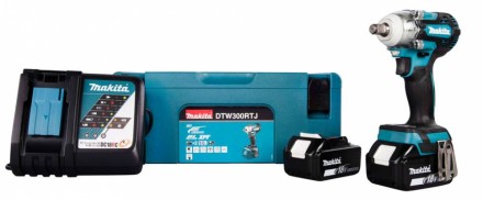 Аккумуляторный ударный гайковерт Makita DTW300RTJ (2 АКБ 5 Ач, ЗУ) купить в Надыме