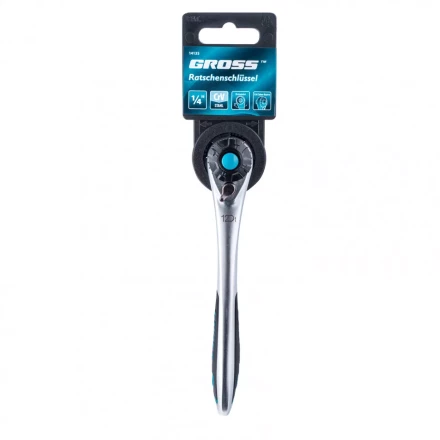 Ключ трещоточный 120 зубьев 1/4" Gross 14135 купить в Надыме