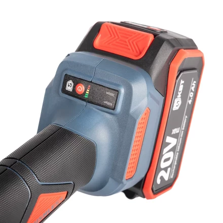 Угловая шлифмашина аккумуляторная бесщеточная КВТ GB-20-125 с оснасткой до 125 мм (102595) купить в Надыме