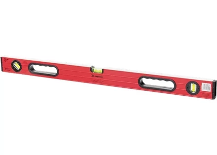 Уровень алюминиевый 600 мм  фрезерованный. 3 глазка 1 поворотный. две ручки. усиленный MATRIX 34506 купить в Надыме