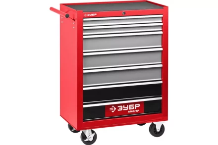 Тележка инструментальная ЗУБР "МАСТЕР", 7 ящиков, 680х330х880мм 38905-7 купить в Надыме