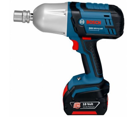 Гайковерт аккумуляторный ударный BOSCH GDS 18 V-Li HT 2х4 Ач в кейсе купить в Надыме