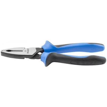 Плоскогубцы ЗУБР &quot;ПРОФЕССИОНАЛ&quot; &quot;ТИТАН&quot; комбинир, двухкомп рукоятка, увелич передаточ усилие, повыш износостойкость, 200 мм 2207-1-20 купить в Надыме