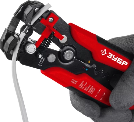 ЗУБР ТМ-1, 0.2 - 6 мм2, автоматический стриппер с винтом микронастройки (22645) купить в Надыме