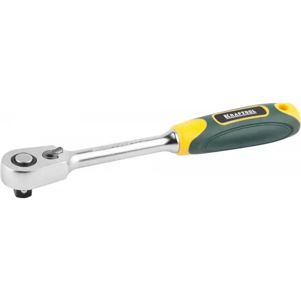 Трещотка для торцовых головок KRAFTOOL "PRO", Сr-V сталь, 60 зубцов, 3/8" 27794-3/8_z02 купить в Надыме