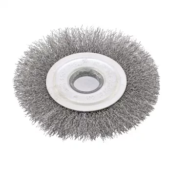 Щетка для УШМ 125 мм посадка 22,2 мм плоская витая проволока  СИБРТЕХ 746567 купить в Надыме