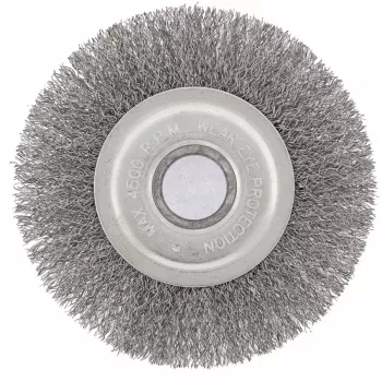 Щетка для УШМ 125 мм посадка 22,2 мм плоская витая проволока  СИБРТЕХ 746567 купить в Надыме