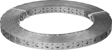 ЗУБР ПВЛ, 20 x 0.5 мм, 25 м, цинк, перфорированная вентиляционная лента прямая (310247-20-05) купить в Надыме