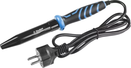 Паяльник ЗУБР "ПРОФЕССИОНАЛ" с двухкомпонентной рукояткой, с защитным колпачком, керамическим нагревательным элементом, 60Вт, конус 55413-60 купить в Надыме