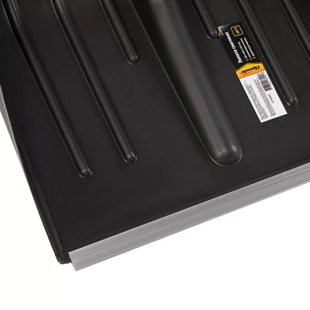 Лопата для уборки снега пластиковая, 405 х 420 х 1415 мм, деревянный черенок, Sparta 61640 купить в Надыме