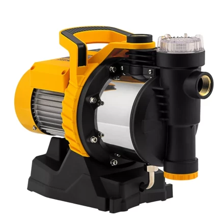 Садовый поверхностный насос Denzel 97305 GP1100SS, 1100 Вт, 4000 л/ч, подъем 45 м, пластик купить в Надыме