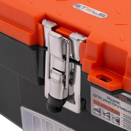 Ящик для инструмента с мет. замками 16", 410х210x175 мм Россия Stels 90746 купить в Надыме