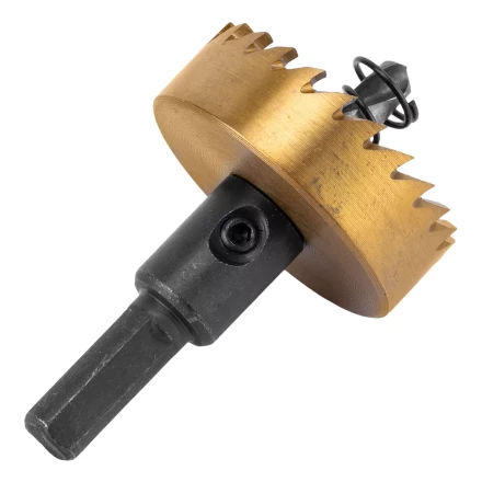 Коронка по металлу HSS, 42 мм, нитридтитановое покрытие Denzel 724114 купить в Надыме