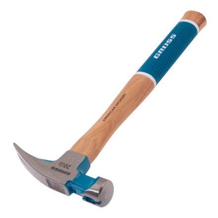 Молоток-гвоздодер,560 г Gross 10419, угол 75, магнит, обрезиненная рукоятка AMERICAN HICKORY купить в Надыме