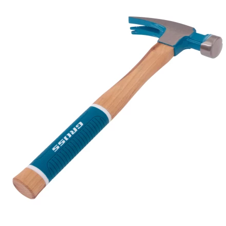 Молоток-гвоздодер,560 г Gross 10419, угол 75, магнит, обрезиненная рукоятка AMERICAN HICKORY купить в Надыме