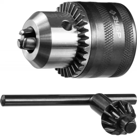 Патрон ЗУБР "ЭКСПЕРТ" цельнометаллический для дрели, с ключом, 13мм, 1/2" 2908-13-1/2_z01 купить в Надыме