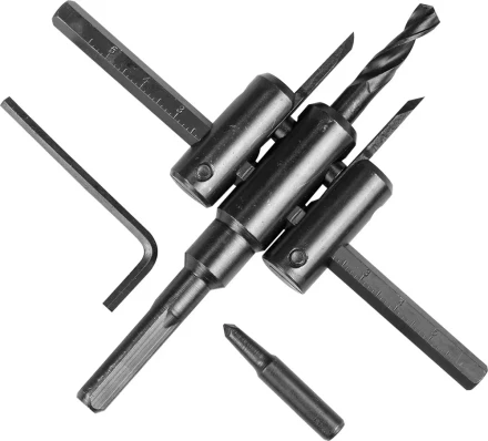 Сверло регулируемое, STAYER Profi 2944, двухрезцовое, по дереву, "Балеринка", d=40-120мм 2944 купить в Надыме