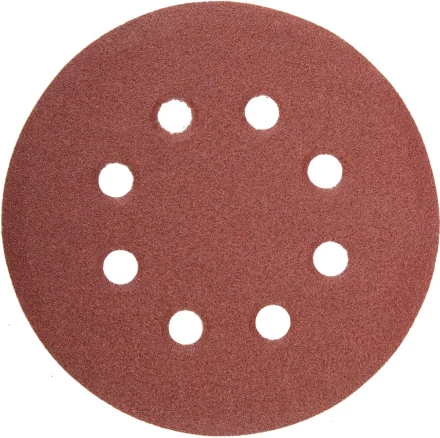 Круг шлифовальный универсальный STAYER "MASTER" из абразивной бумаги на велкро основе, 8 отверстий, Р80, 115мм, 5шт 35450-115-080 купить в Надыме