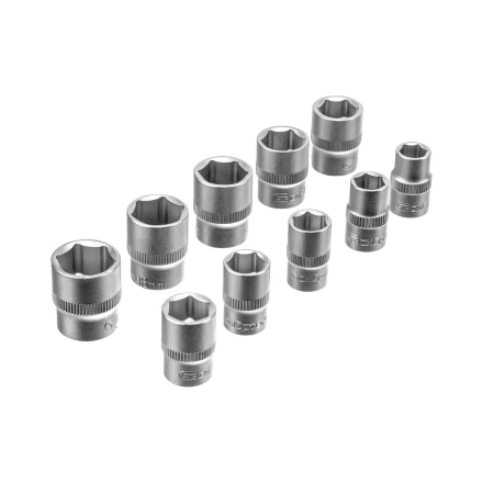 Набор инструментов Сибртех 14171, 1/2", 3/8", 1/4", пластиковый кейс 172 предм. купить в Надыме