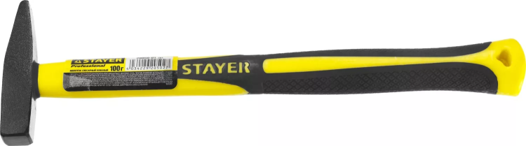 Молоток слесарный Fiberglass 100 г с фиберглассовой рукояткой, STAYER Professional 20050-01 20050-01_z01 купить в Надыме