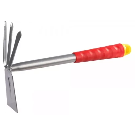 Мотыжка GRINDA, прямое лезвие, 3 зубца, из углеродистой стали с коннекторной системой, 305 мм 8-421435_z01 купить в Надыме