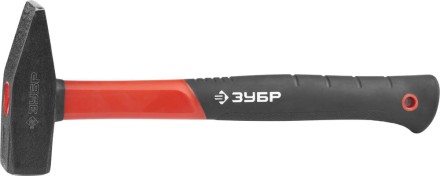 Молоток с фиберглассовой рукояткой, ЗУБР &quot;МАСТЕР&quot; 20020-10, кованый, 1000 г 20020-10 купить в Надыме