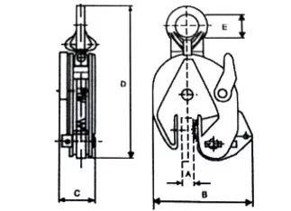 Захват для вертикального подъема листового металла универсальный DSQC-2.0 купить в Надыме