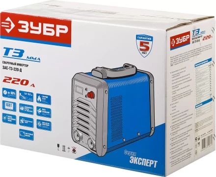 Сварочный инвертор с дисплеем ММА ЗАС-Т3-220-Д серия ПРОФЕССИОНАЛ купить в Надыме