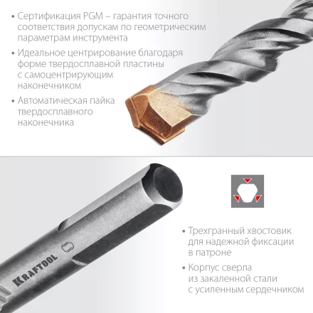 Сверла по бетону EXTREME Оберон 29166-100-06 купить в Надыме