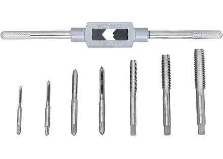 Набор метчиков М3-М12 8 предметов СИБРТЕХ 77308 купить в Надыме