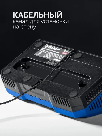 ЗУБР Turbo CHARGE, 20 В, 2 порта, 2 х 9 А, зарядное устройство для LMS АКБ, ПРОФЕССИОНАЛ (TC-20-2) купить в Надыме