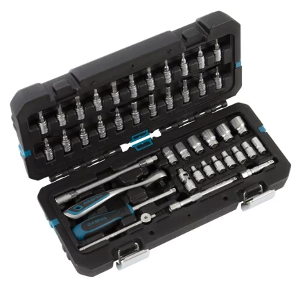 Набор инструментов 42 предмета, 120 зубьев, CrV, 1/4" Gross 14146 купить в Надыме