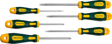 Набор отверток X-Drive, KRAFTOOL 250081-H6, Cr-Mo-V сталь, 6шт 250081-H6 купить в Надыме