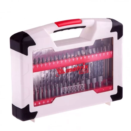 Набор сверл комбинированный по металлу 1-6 мм бетону 4-8 мм дереву 3-8 мм перки биты 44 шт адаптер головки 6 шт 75 предметов Pro Matrix 725675 купить в Надыме