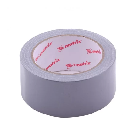 Лента армированная влагостойкая 48 мм х 25 м серебристая Matrix 89068 купить в Надыме