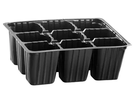 Кассета для рассады 18х13,5см высота 6см 9 ячеек полистирол  Россия 64309 купить в Надыме