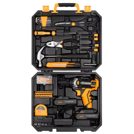 Дрель аккумуляторная DEKO DKCD20FU-Li, 063-4178 + набор 104 аксессуара купить в Надыме